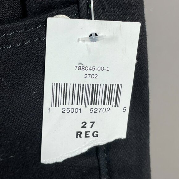 NEW Gap Jeans Womens 27 black denim skinny 1969 sculpt preppy classic - Picture 5 of 11